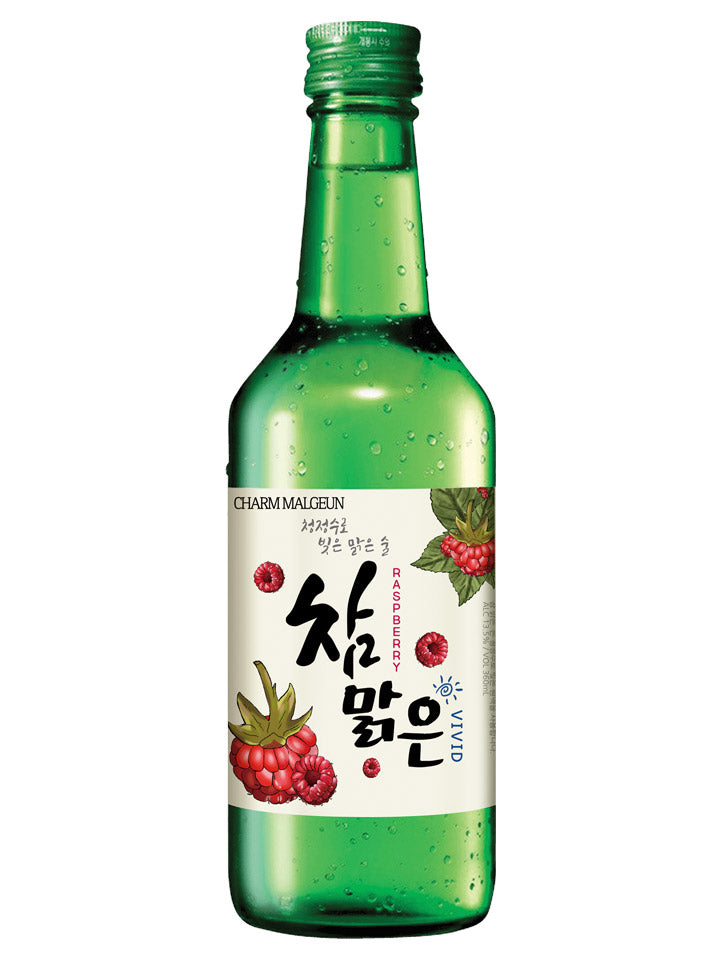 Charm Malgeun Vivid Raspberry Flavoured Soju 360mL