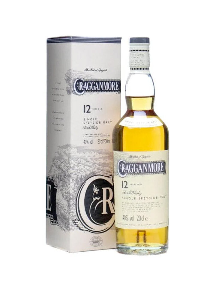 Cragganmore 12 Year Old Speyside Single Malt Scotch Whisky Miniature 200mL