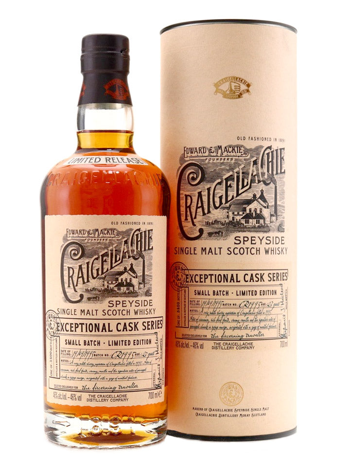Craigellachie 23 Year Old 1995 Exceptional Cask Single Malt Scotch Whisky 700mL
