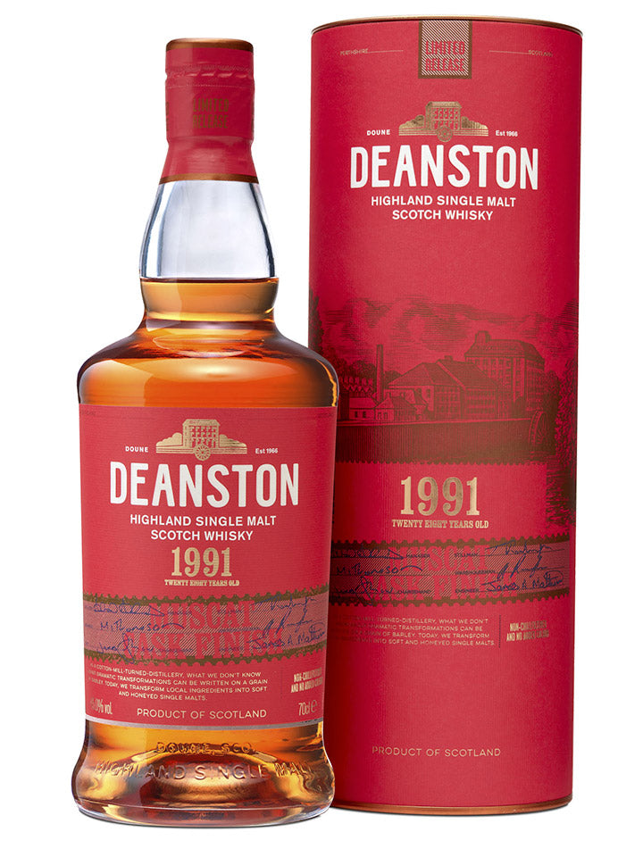 Deanston 28 Year Old 1991 Muscat Cask Finish Single Malt Scotch Whisky 700mL