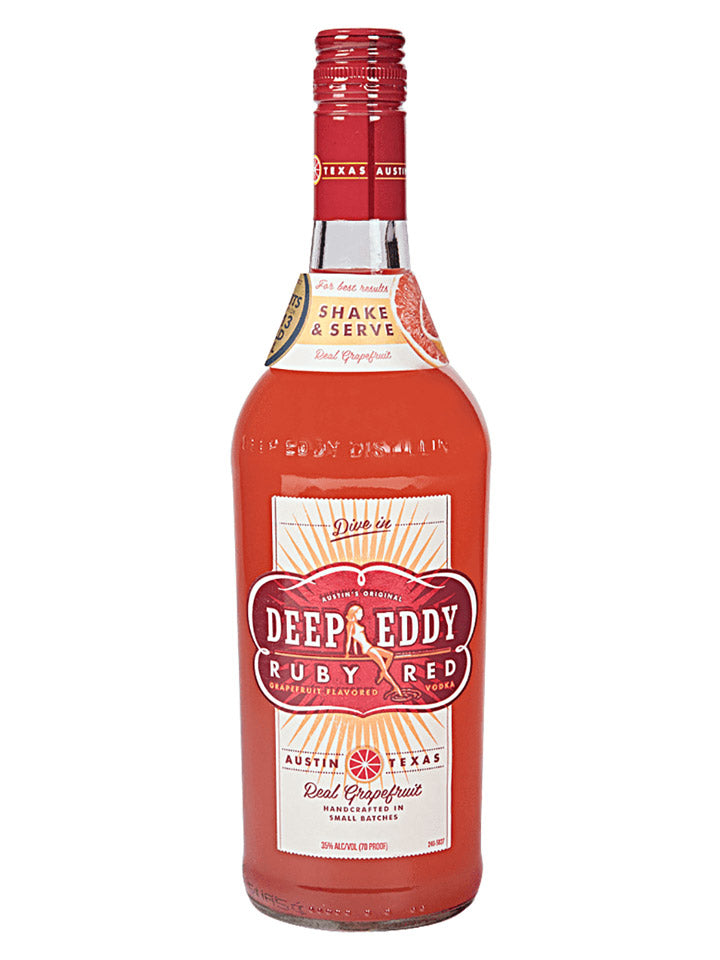 Deep Eddy Ruby Red Grapefruit Flavoured Texas Vodka 1L