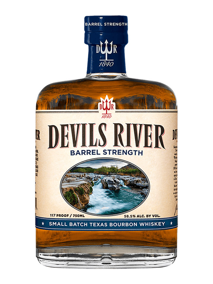 Devils River Barrel Strength Small Batch Bourbon Whiskey 750mL