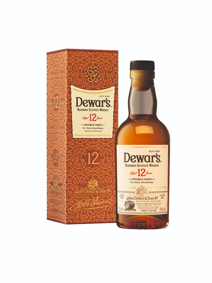 Dewar's 12 Year Old With Gift Box Blended Scotch Whisky Miniature 200mL