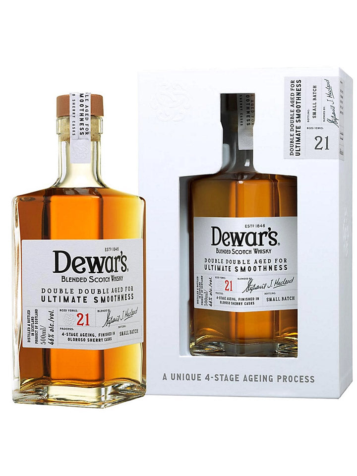 Dewar's 21 Year Old Double Double Blended Scotch Whisky 500mL