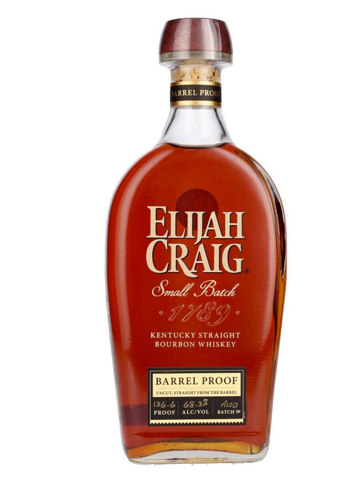 Elijah Craig 12 Year Old Barrel Proof Batch A120 68.3% Kentucky Straight Bourbon Whiskey 700mL