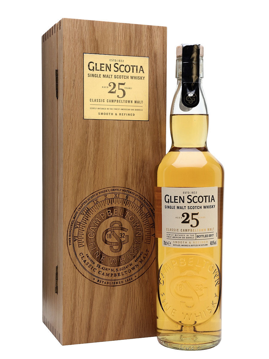 Glen Scotia 25 Year Old Single Malt Scotch Whisky 700mL