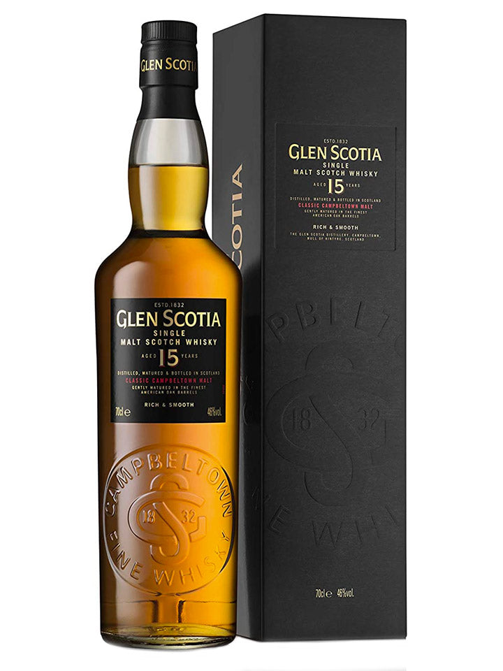 Glen Scotia 15 Year Old Single Malt Scotch Whisky 700mL