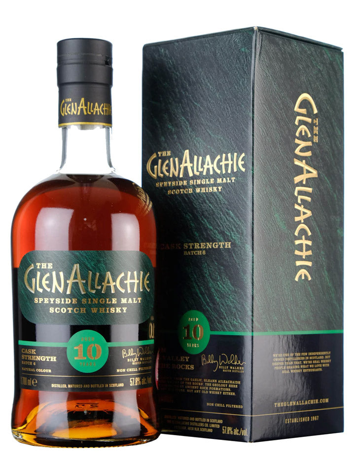 Glenallachie 10 Year Old Cask Strength Batch #6 Single Malt Scotch Whisky 700mL