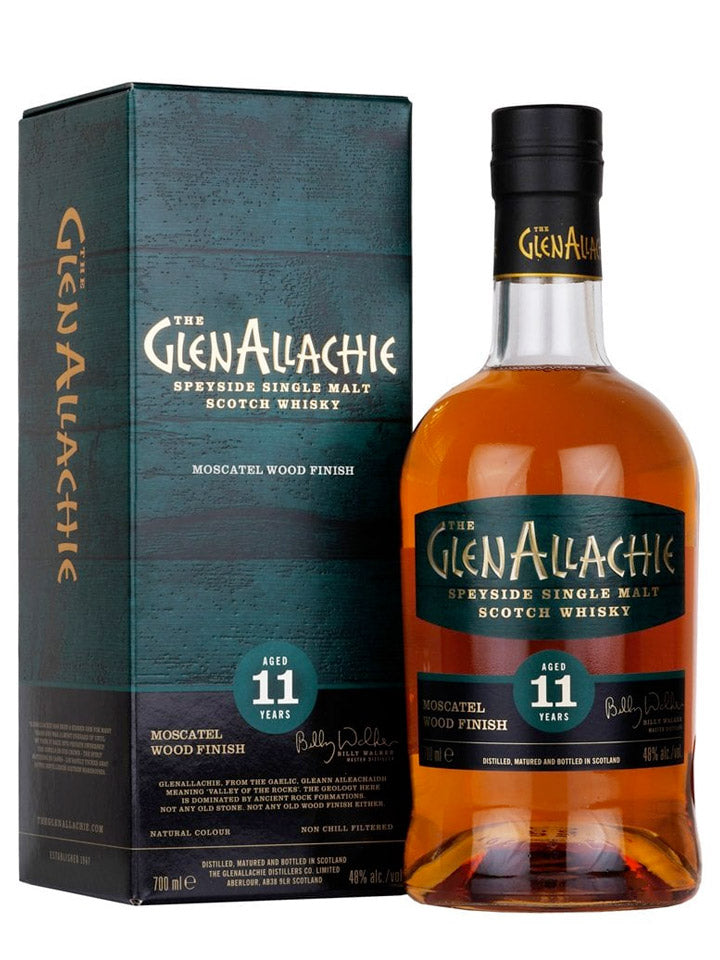 Glenallachie 11 Year Old Moscatel Wood Finish Single Malt Scotch Whisky 700mL