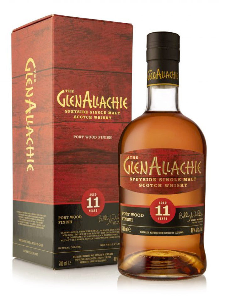 Glenallachie 11 Year Old Port Wood Finish Single Malt Scotch Whisky 700mL