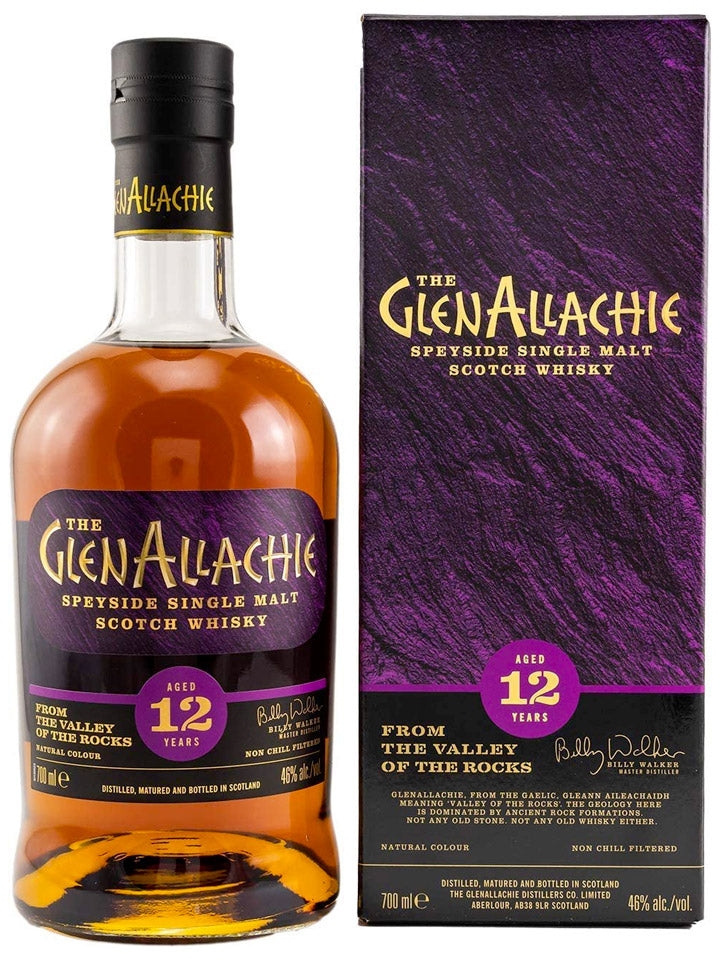 Glenallachie 12 Year Old Speyside Single Malt Scotch Whisky 700mL