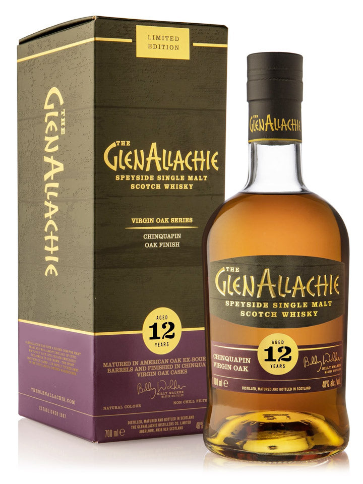 Glenallachie 12 Year Old Chinquapin Virgin Oak Single Malt Scotch Whisky 700mL