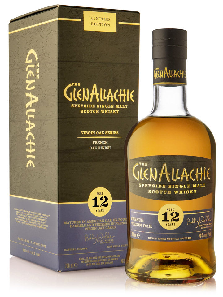 Glenallachie 12 Year Old French Virgin Oak Single Malt Scotch Whisky 700mL