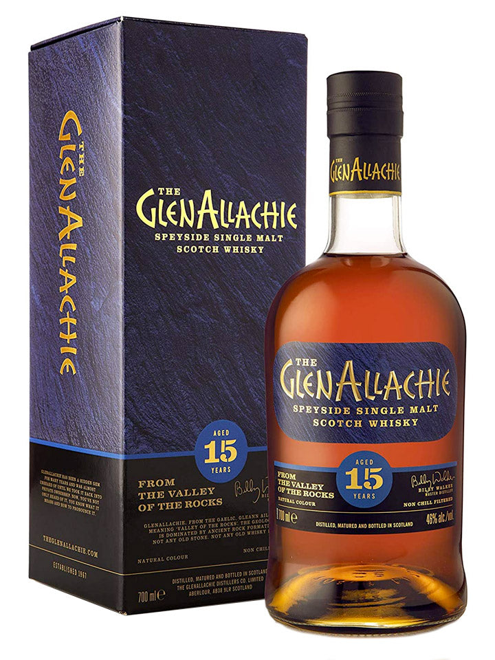 Glenallachie 15 Year Old Speyside Single Malt Scotch Whisky 700mL