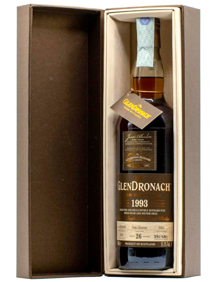 Glendronach 26 Year Old 1993 Cask#5955 PX Cask Strength Single Malt Scotch Whisky 700mL