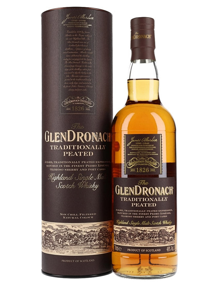 GlenDronach Traditionally Peated Single Malt Scotch Whisky 700mL