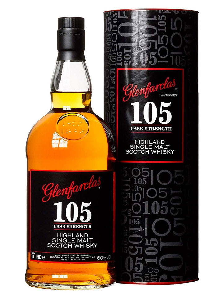 Glenfarclas 105 Cask Strength Single Malt Scotch Whisky 1L