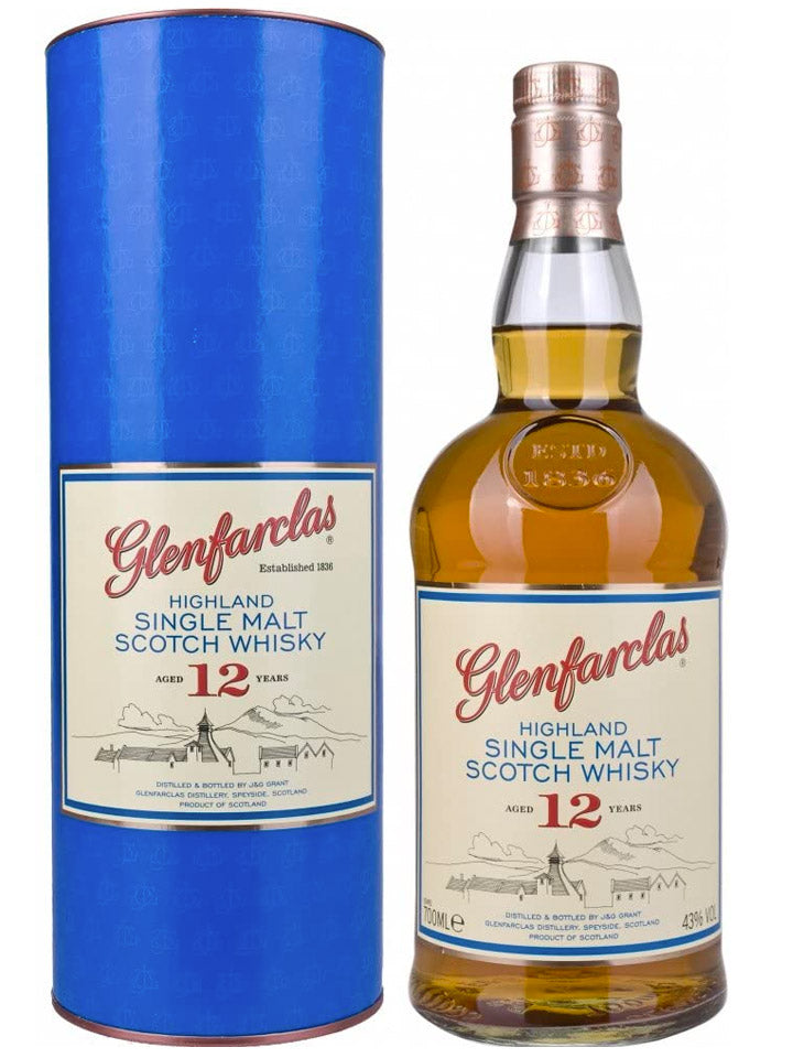 Glenfarclas 12 Year Old Single Malt Scotch Whisky 700mL