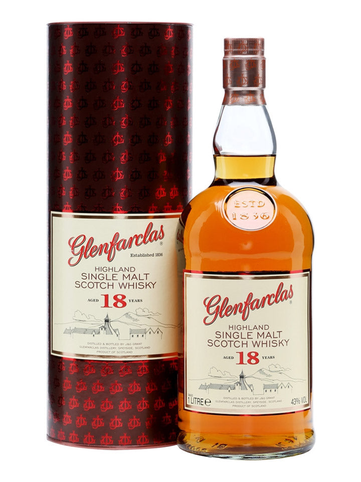 Glenfarclas 18 Year Old Single Malt Scotch Whisky 1L