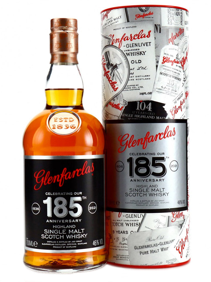 Glenfarclas 185th Anniversary Edition Single Malt Scotch Whisky 700mL