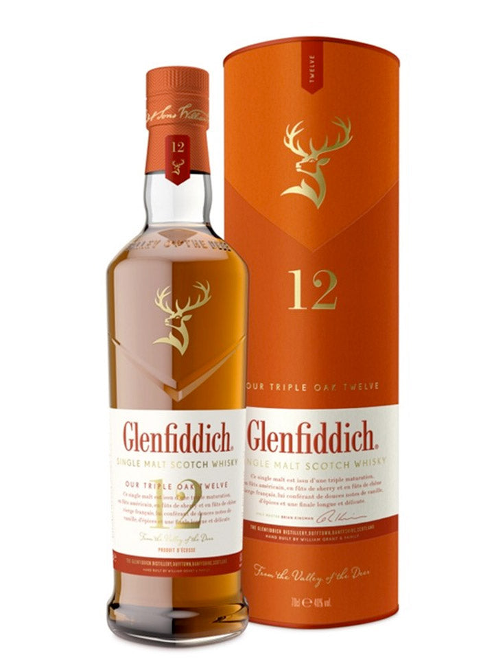 Glenfiddich 12 Year Old Triple Oak Single Malt Scotch Whisky 700mL