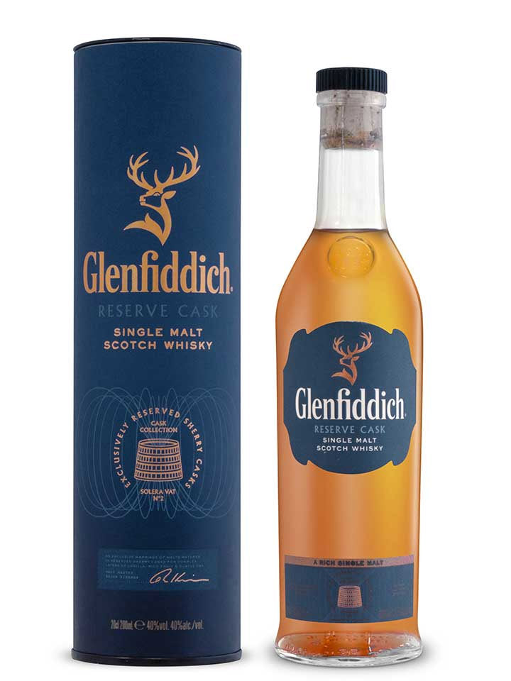 Glenfiddich Cask Collection Reserve Cask Single Malt Scotch Whisky Miniature 200mL