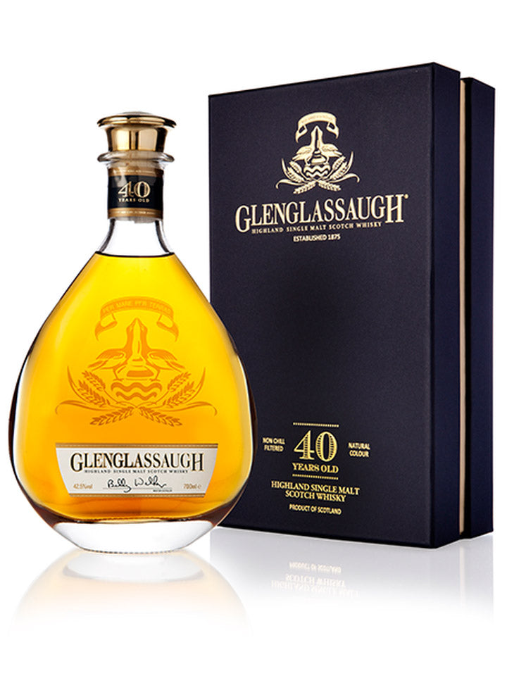 Glenglassaugh 40 Year Old Deluxe Highland Single Malt Scotch Whisky 700mL