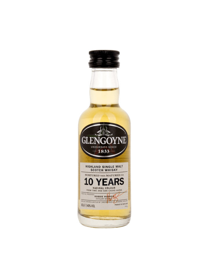 Glengoyne 10 Year Old Single Malt Scotch Whisky Glass Miniature 50mL
