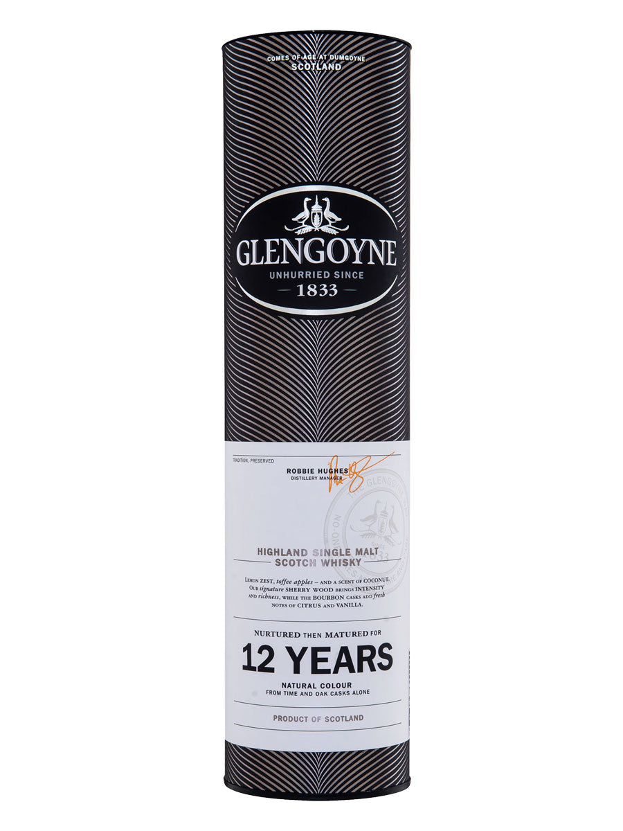 Glengoyne 12 Year Old Single Malt Scotch Whisky 700mL