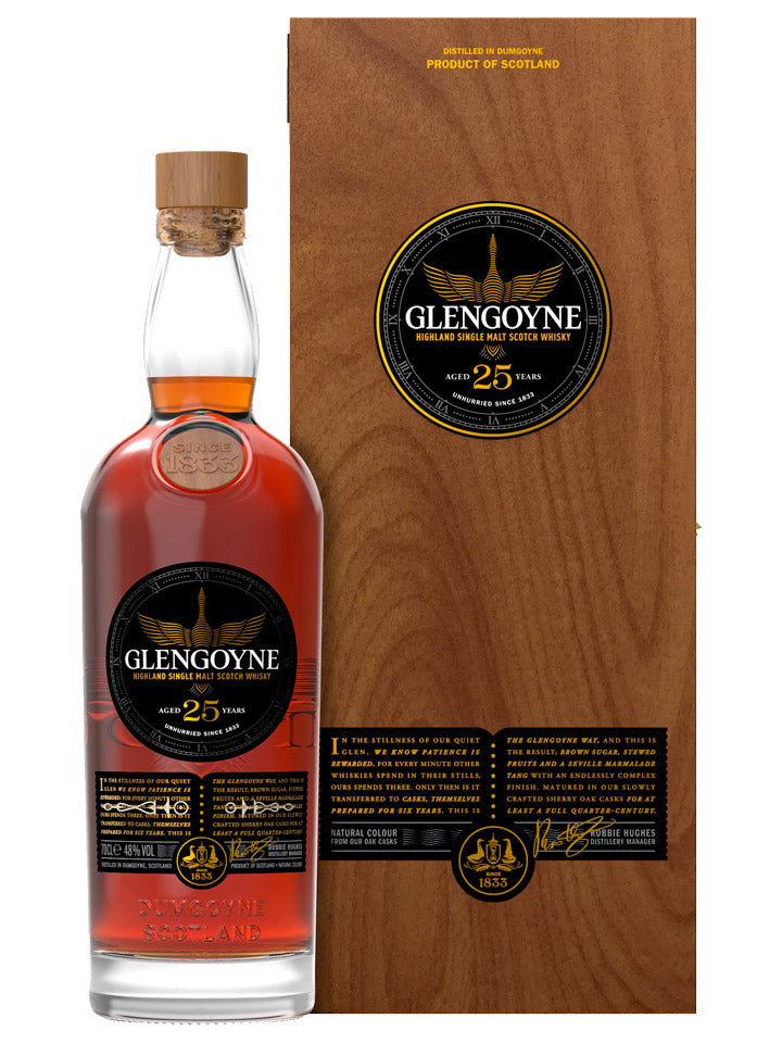 Glengoyne 25 Year Old Highland Single Malt Scotch Whisky 700mL
