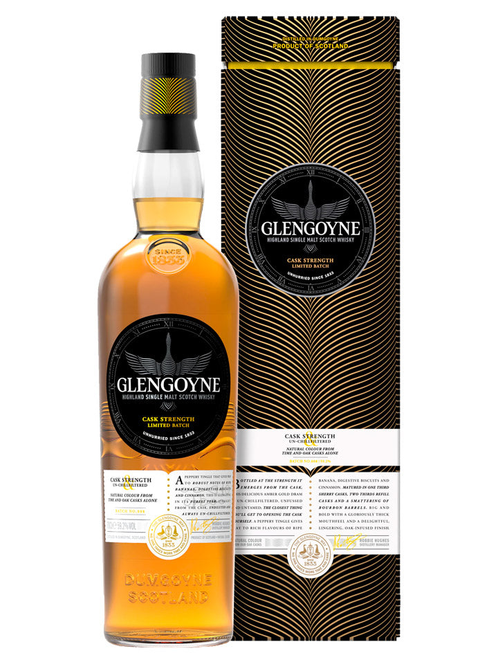 ウイスキー GLENGOYNE Cask Strength 700ml 58.4% Glengoyne Cask Strength Single Malt Scotch Whisky 700mL – The