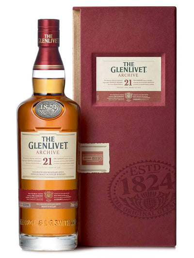 Glenlivet 21 Year Old Archive Single Malt Whisky 700mL