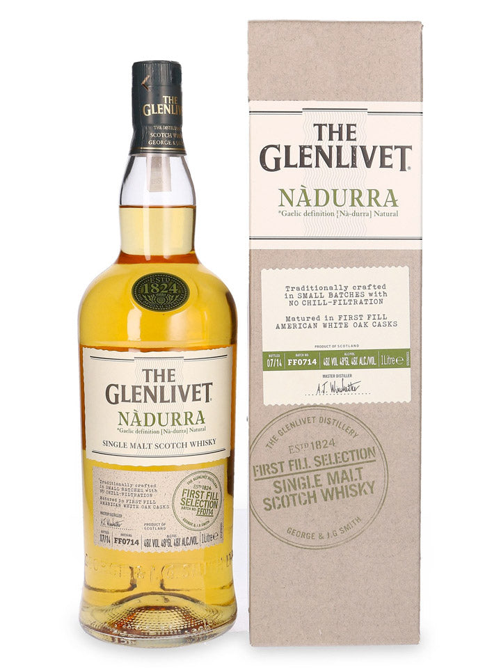 Glenlivet Nadurra First Fill Selection Cask Strength Single Malt Scotch Whisky 1L