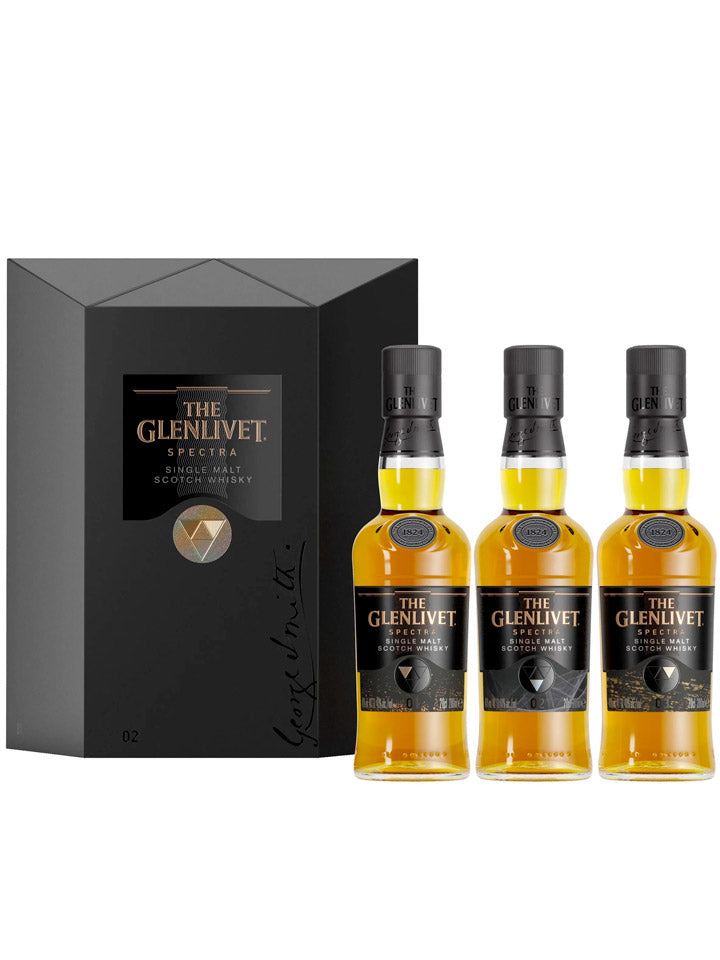 Glenlivet Spectra Gift Pack Single Malt Whisky 3 x 200mL