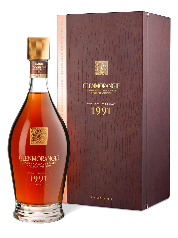 Glenmorangie 1991 Grand Vintage 26 Year Old Single Malt Scotch Whisky 750mL
