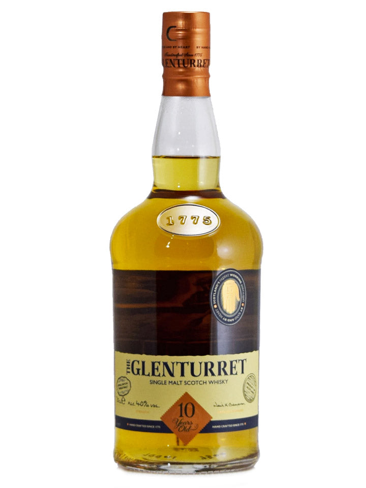 Glenturret 10 Year Old Highland Single Malt Scotch Whisky 700mL