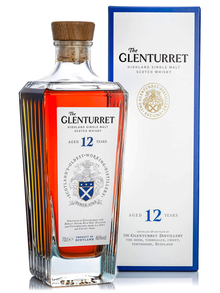 Glenturret 12 Year Old Highland Single Malt Scotch Whisky 700mL