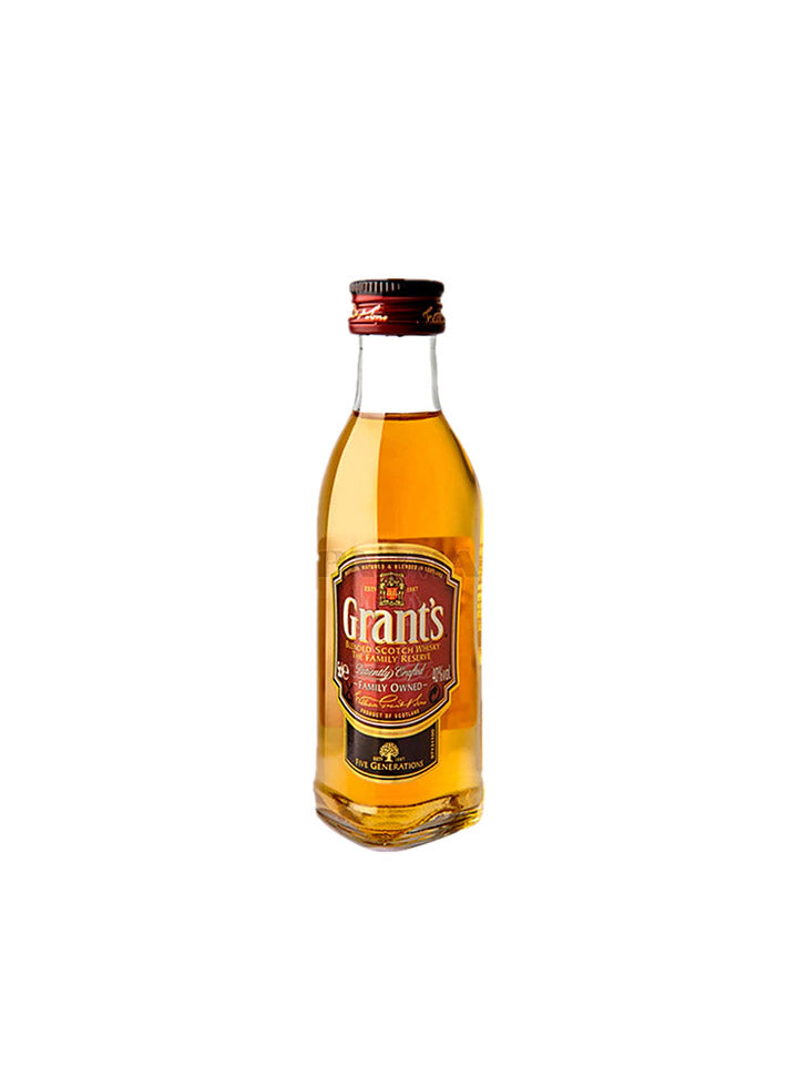 Grant's Triple Wood Blended Scotch Whisky Glass Miniature 50mL