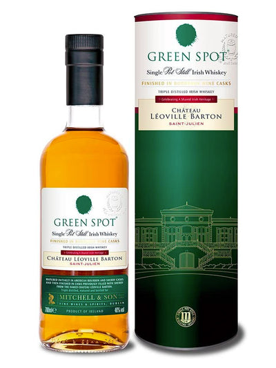 Green Spot Chateau Leoville Barton Bordeaux Wine Cask Single Pot Still Irish Whisky 700mL