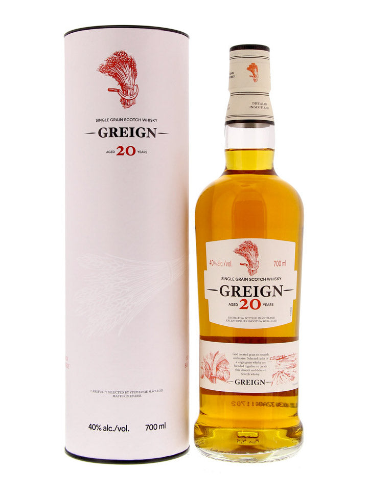 Greign 20 Year Old Single Grain Scotch Whisky 700mL