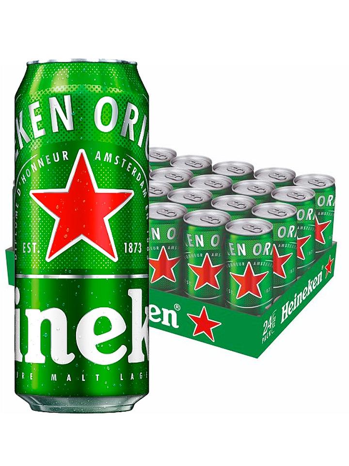 Heineken Lager Beer Imported From Holland Case 24 x 500mL Cans