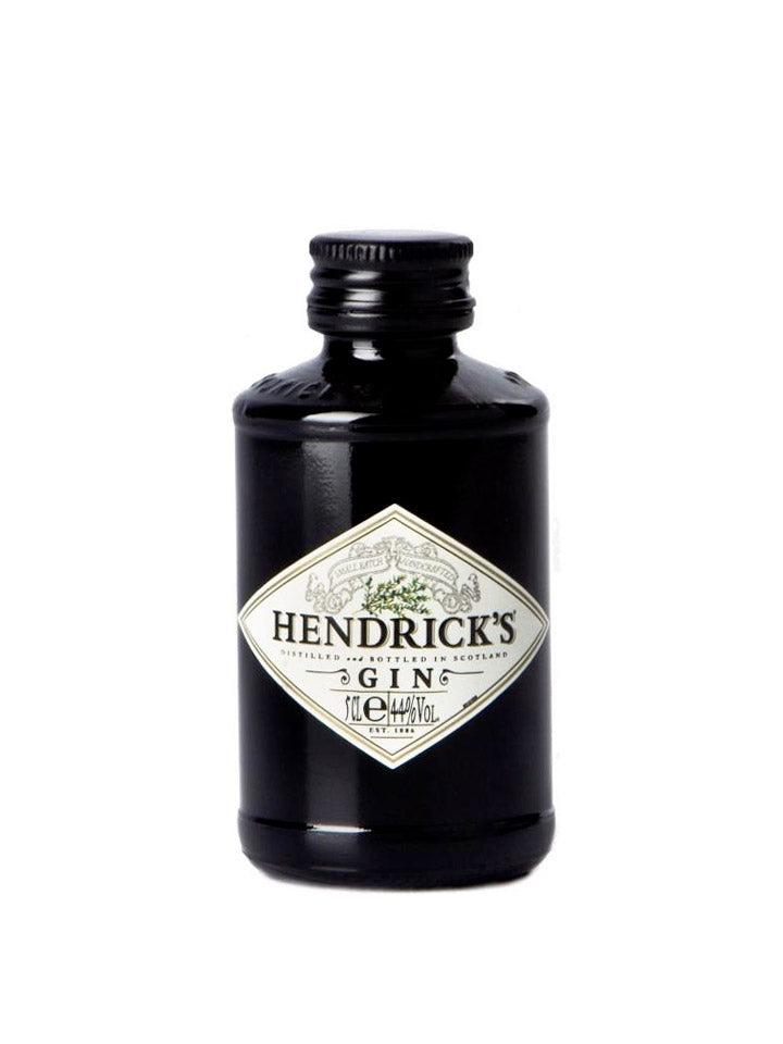 Hendrick's Gin 44% Import Strength Glass Miniature 50mL