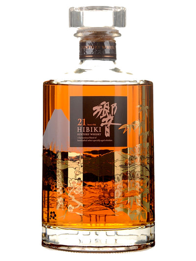 Hibiki 21 Year Old Mount Fuji Kacho Fugetsu Limited Edtion Blended Suntory Whisky 700mL