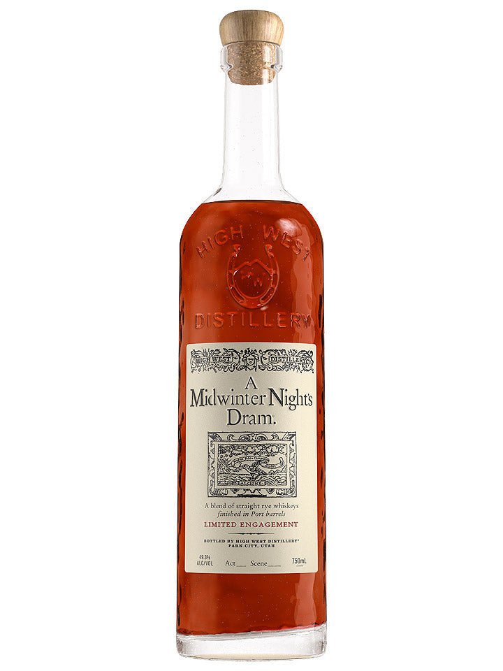 High West A Midwinter Night's Dram Straight Rye Whiskey