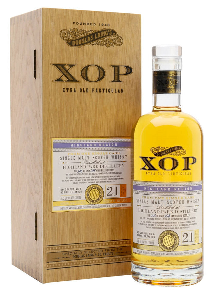 Highland Park 1997 21 Year Old Cask Strength XOP Single Malt Scotch Whisky 700mL