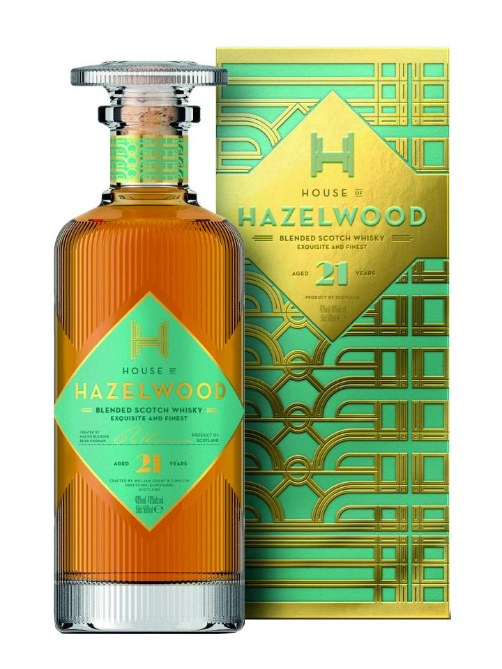 House Of Hazelwood 21 Year Old Blended Scotch Whisky 500mL – The Drink ...