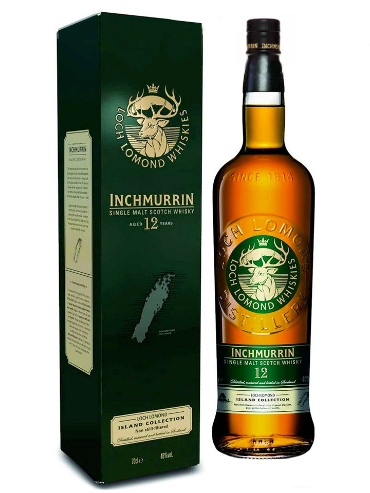 Inchmurrin 12 Year Old Highland Single Malt Scotch Whisky 700mL