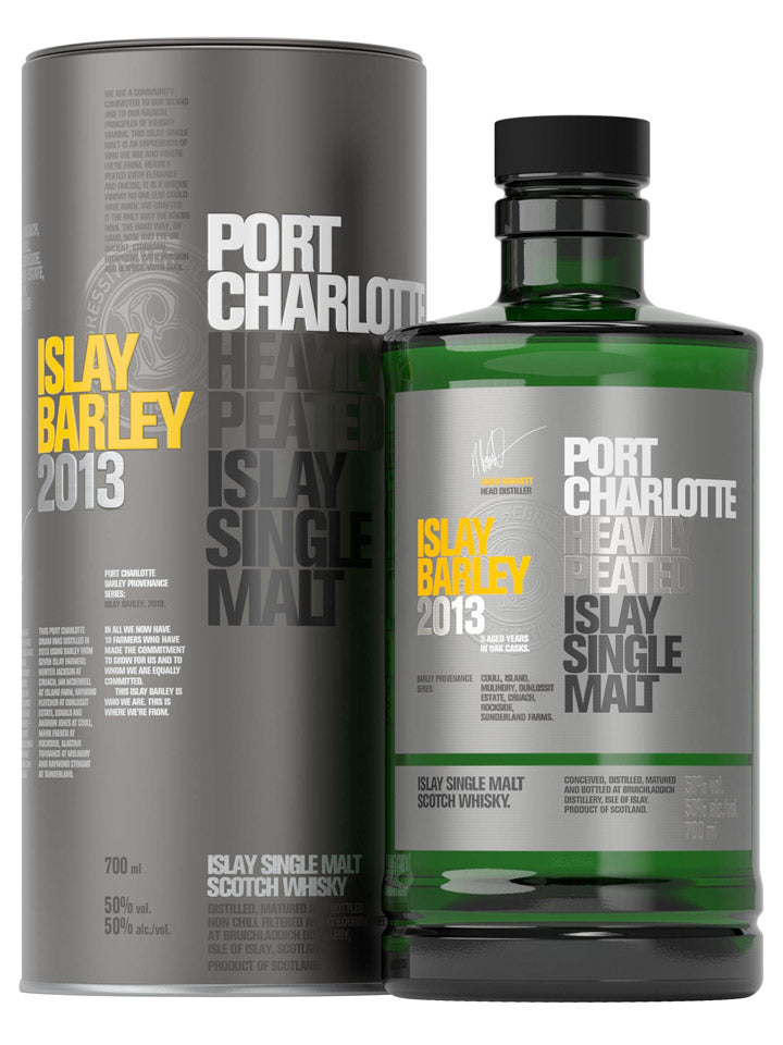 Bruichladdich Port Charlotte Islay Barley 2013 Single Malt Scotch Whisky 700mL