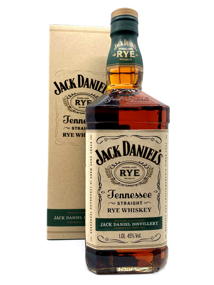 Jack Daniel's Tennessee Straight Rye Whisky With Gift Box 1L
