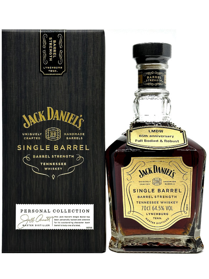 Jack Daniels Single Barrel Barrel Strength Full Bodied & Robust #5 LMDW 65th Anniversary Tennessee Whiskey 700mL